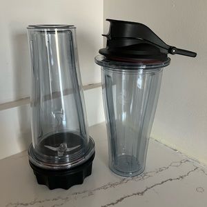 Vitamix Ascent Blending Cup Starter Kit, 20oz with Self-Detect, Clear